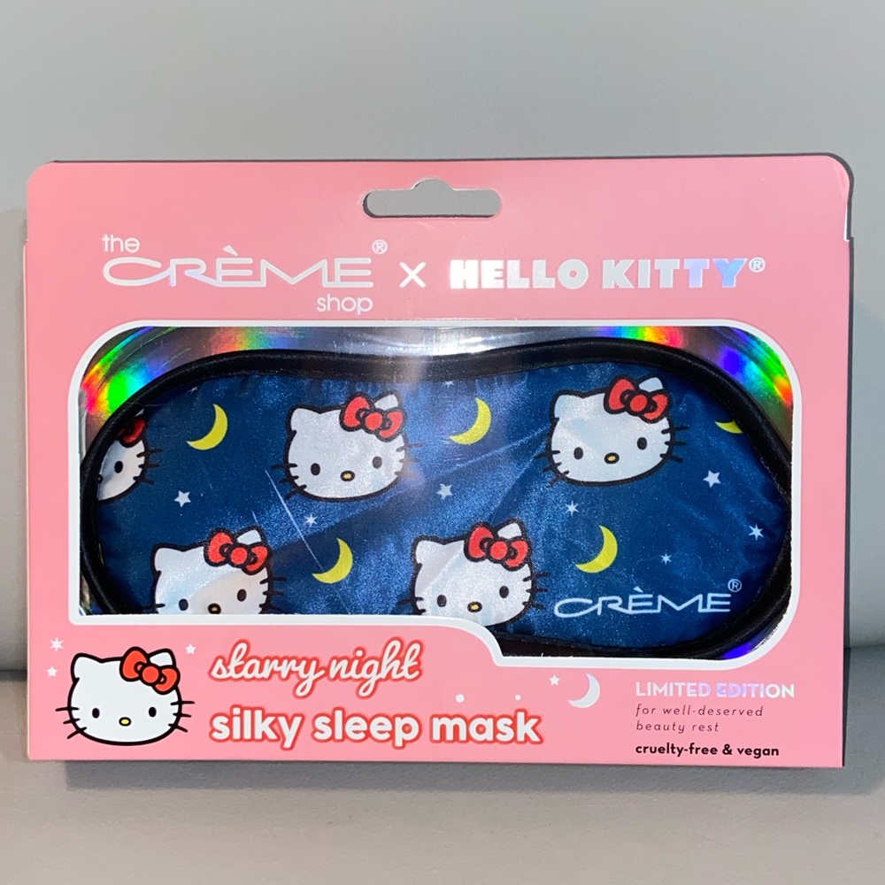 Sanrio Hello Kitty Starry Night Silky Sleep Mask
